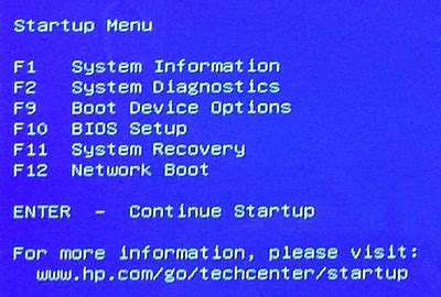 hp boot menu|HP Desktop PCs .